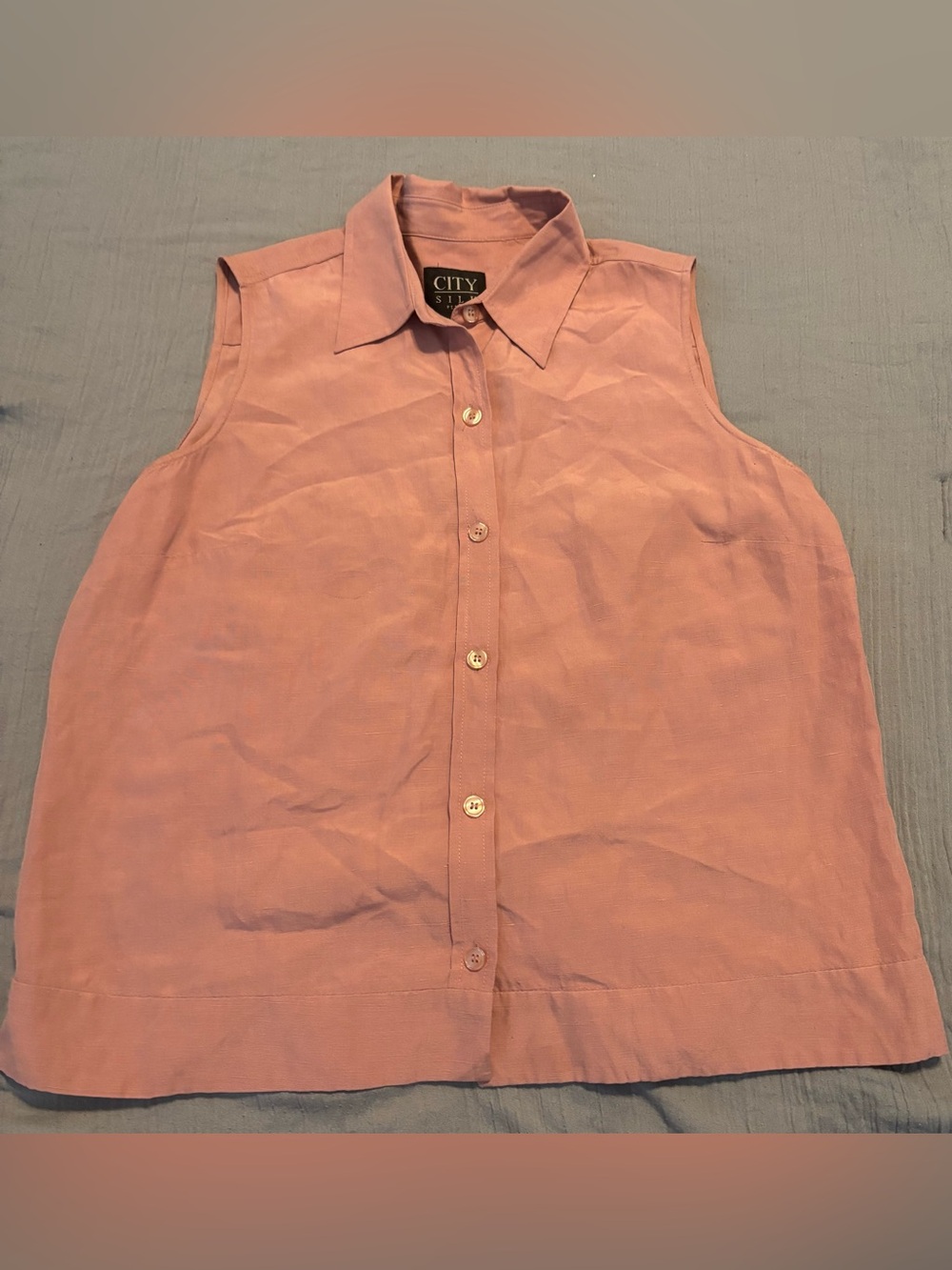 City Silk sleeveless blouse